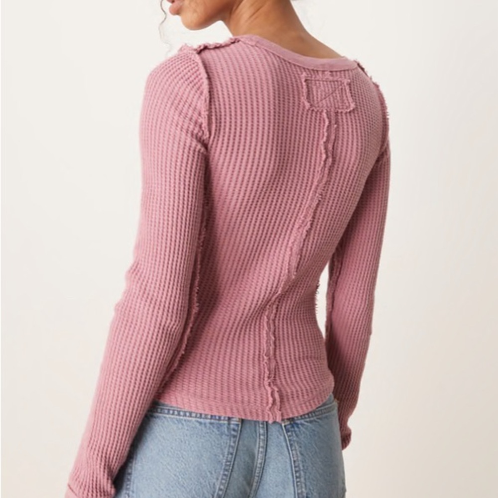 Free People heart Graphic Long Sleeve Tee - Picture 3 of 6